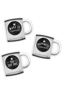 Industrial Cafe Motivational Coffee Mugs Cut-Outs