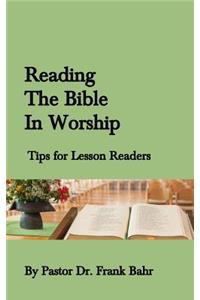 Reading the Bible in Worship