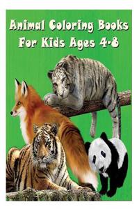Animal Coloring Books for Kids Ages 4-8