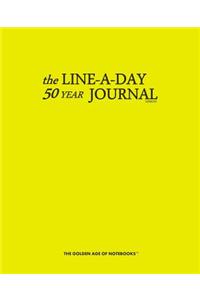 The Line-A-Day 50 Year Journal Lemon