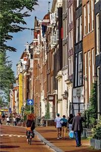 Street Scene in Amsterdam Holland Netherlands Journal