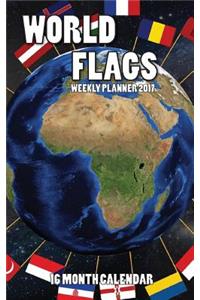 World Flags Weekly Planner 2017