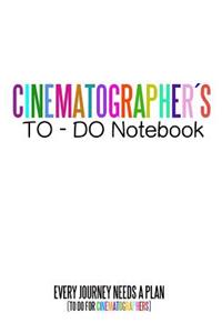 Cinematographers To Do Notebook