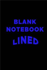 Blank Notebook Lined