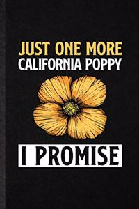 Just One More California Poppy I Promise