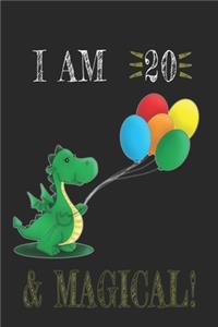 I AM 20 and Magical !! Dragon Notebook