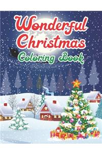 Wonderful Christmas Coloring Book