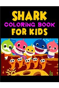 Shark Coloring Book For kids