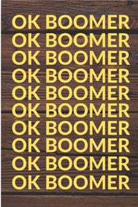 OK Boomer Notebook