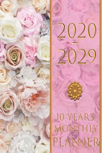 10 Years Monthly Planner 2020-2029