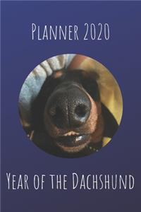 Planner 2020 - Year of The Dachshund