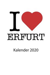 I love Erfurt Kalender 2020