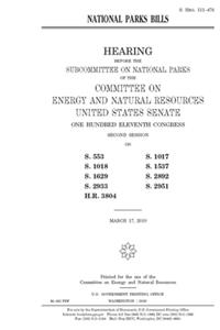 National parks bills