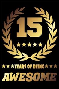 15 Years Of Being Awesome