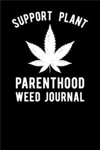 Support Plant Parenthood Weed Journal