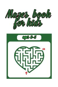 Mazes book for kids ages 3-5