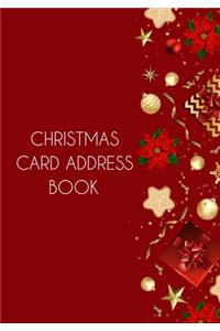 Christmas Card Address Book