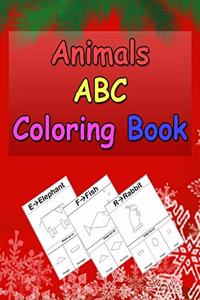 Animals ABC Coloring Book