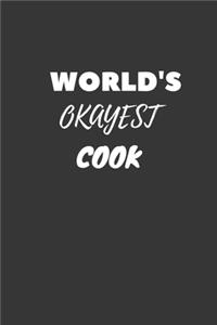 World's Okayest Cook Notebook