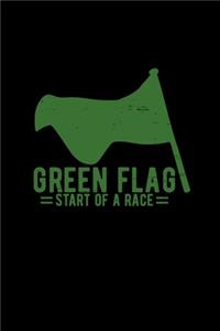 Green flag start of the race