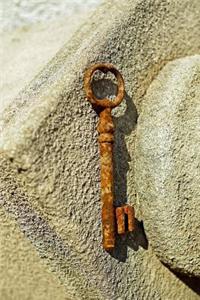 Cool Rusty Old Antique Iron Key Journal