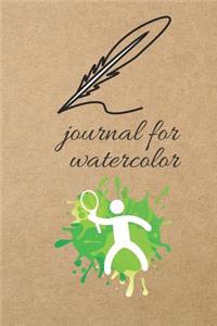 Journal for Watercolor