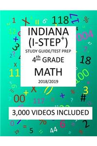 4th Grade INDIANA I-STEP+, 2019 MATH, Test Prep