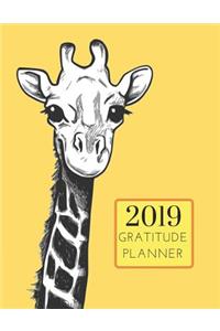 2019 Giraffe Gratitude Journal Daily Planner