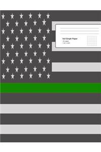 Thin Green Line Composition Notebook