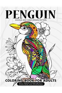 Penguin Coloring Book for Adults