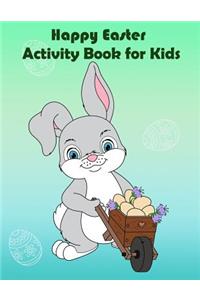 Happy Easter Activity Book for Kids