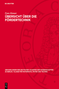 Übersicht Über Die Fördertechnik