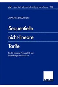 Sequentielle Nicht-Lineare Tarife