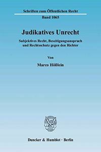 Judikatives Unrecht