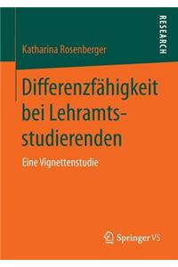 Differenzfähigkeit bei Lehramtsstudierenden