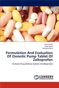 Formulation and Evaluation of Osmotic Pump Tablet of Zaltoprofen