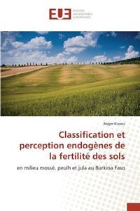 Classification Et Perception Endogènes de la Fertilité Des Sols