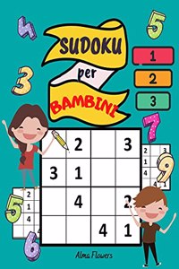 Sudoku per Bambini: Un divertente gioco di logica per bambini sopra i 6 anni / un gioco educativo con 370 puzzle di sudoku e soluzioni