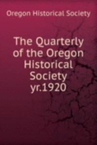 Quarterly of the Oregon Historical Society