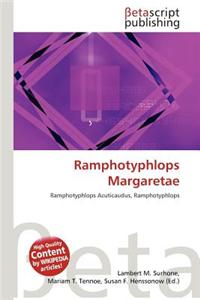 Ramphotyphlops Margaretae