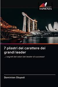 7 pilastri del carattere dei grandi leader