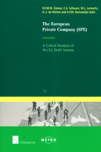The European Private Company (SPE)