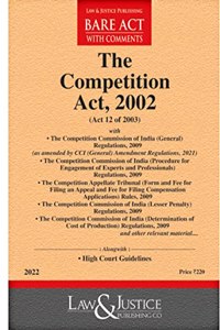 Competition Act, 2002 with allied Rules and Regulations [Paperback] Law & Justice Publishing Co