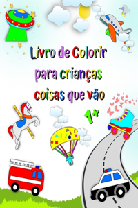 Livro de Colorir para crianças coisas que vão