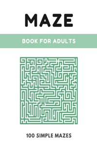 Maze Book For Adults
