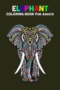 Elephant Coloring Books for Adults