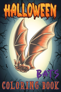 Halloween Bats Coloring Book
