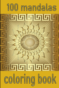 100 mandalas coloring book