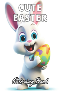 Cute Easter Coloring Book for Kids