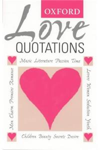 Oxford Love Quotations